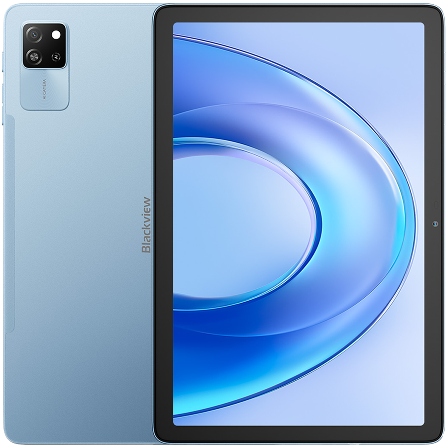 Blackview Tab 60 Pro LTE 8GB/128GB, 10.1-inch HD+ 800x1280 IPS LCD, Octa-core T606 1.6GHz, 5MP Front/8MP Back Camera, Battery 7000mAh, NO Charging USB Type-C, Android 15, SD card slot, Blue thumbnail 1