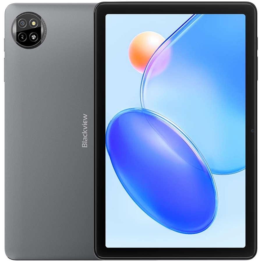 Blackview Tab 20 WiFi 10.1-inch HD IPS 1280x800 T310 Quad-core 2.0GHz 4GB+8GB/64GB 6000mAh NO Charger 5MP Front/8MP Rear camera Android 15 Blizzard Blue/Interstellar Gray thumbnail 1