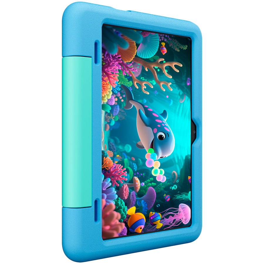 Blackview Tab 20 Kids WiFi 10.1-inch 800x1280 HD 60Hz Unisoc Tiger T310 2Hz 4GB + 64GB 6600mAh  Cam 5MP/8MP WiFi5 Android 15 Bubble Blue thumbnail 2