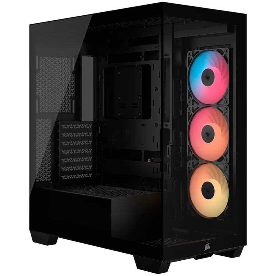 CORSAIR 3500X RSR ARGB Tempered Glass Mid-Tower, Black thumbnail 1