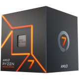 AMD CPU Desktop Ryzen 7 8C/16T 7700 (5.3GHz Max, 40MB,65W,AM5) MPK,with Radeon Graphics and Wraith Stealth Cooler