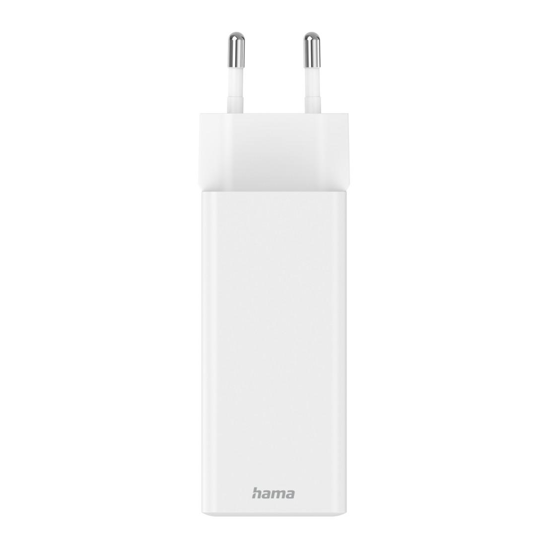 HAMA Комплект Бързо зарядно и кабел за зареждане, 100 W GaN, 2x USB-C PD, 1x USB-A QC thumbnail 3