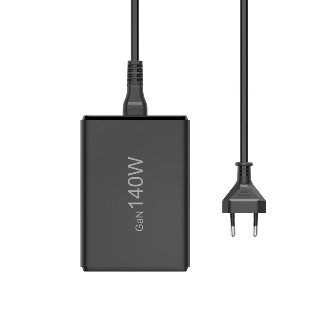 HAMA Зарядна станция 140 W, GaN, Fast Charger, 3 x USB-C, 2 x USB-A, PD thumbnail 3