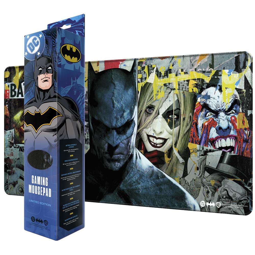 Геймърски пад DC Batman: Torn Collage - Batman and Villains, XL thumbnail 4