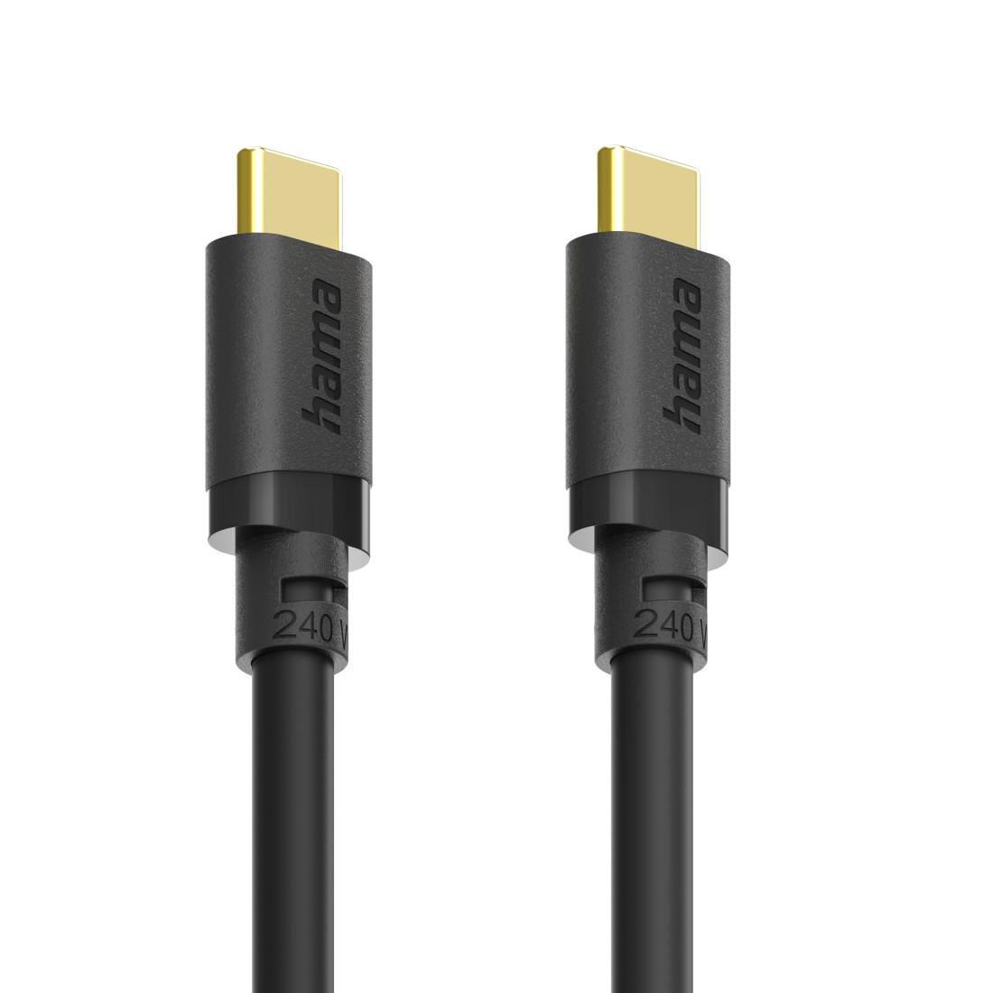 HAMA Кабел USB-C E-Marker чип USB 3.2 Gen1, 5 Gbit/s, 240 W, 1.5 м thumbnail 3
