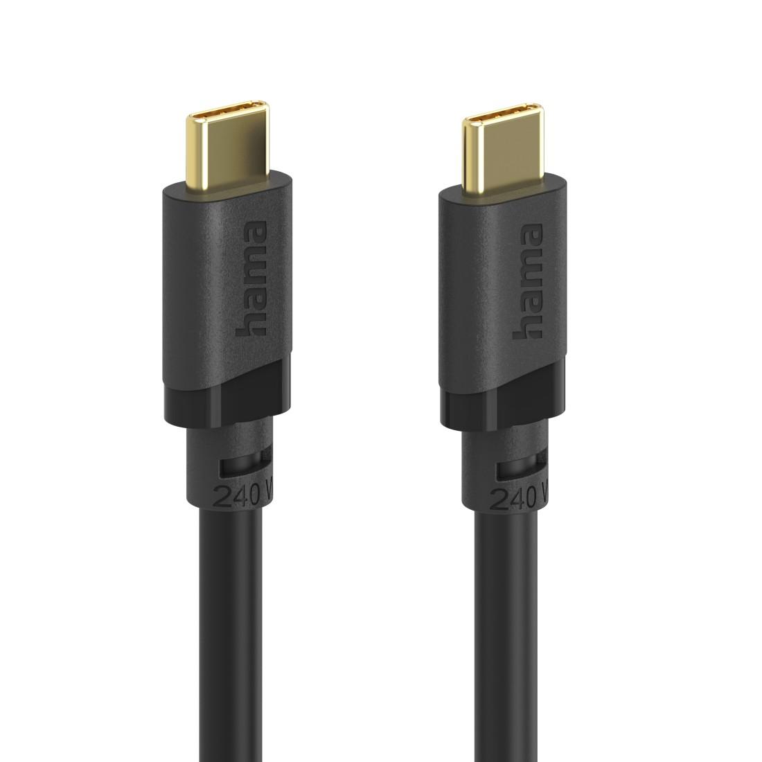 HAMA Кабел USB-C E-Marker чип USB 3.2 Gen1, 5 Gbit/s, 240 W, 1.5 м thumbnail 4