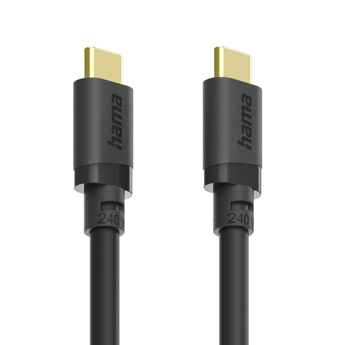 HAMA Кабел USB-C E-Marker чип USB 3.2 Gen1, 5 Gbit/s, 240 W, 1.5 м thumbnail 6