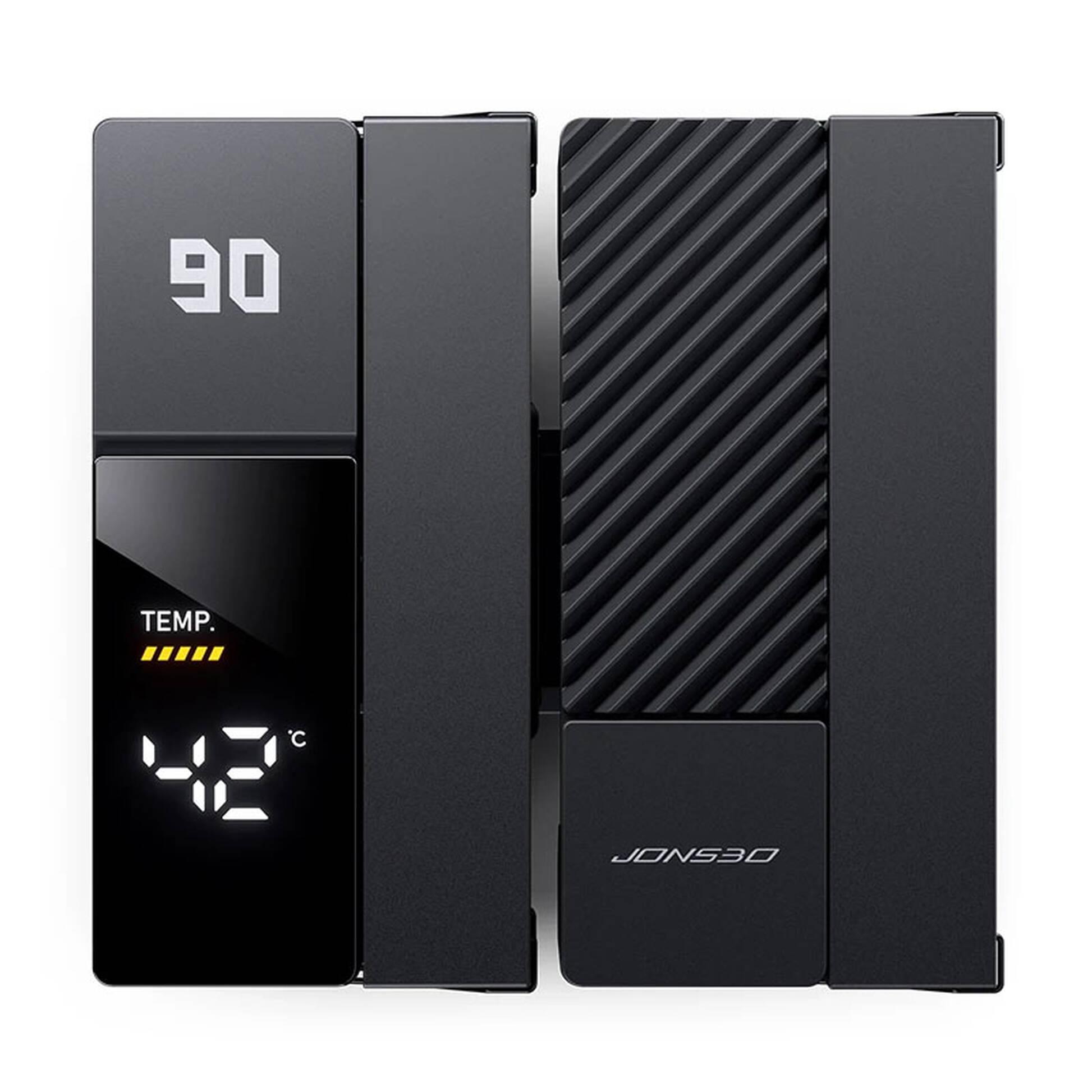 Охладител за процесор Jonsbo CC90 Dual Tower 130mm Display - Черен thumbnail 5