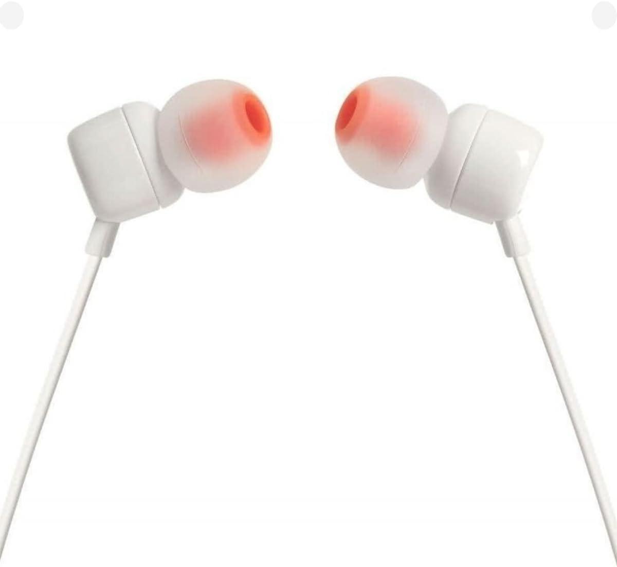 Слушалки JBL TUNE 110 - Бял thumbnail 3