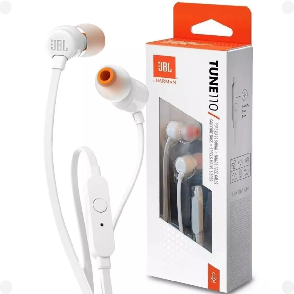 Слушалки JBL TUNE 110 - Бял thumbnail 4