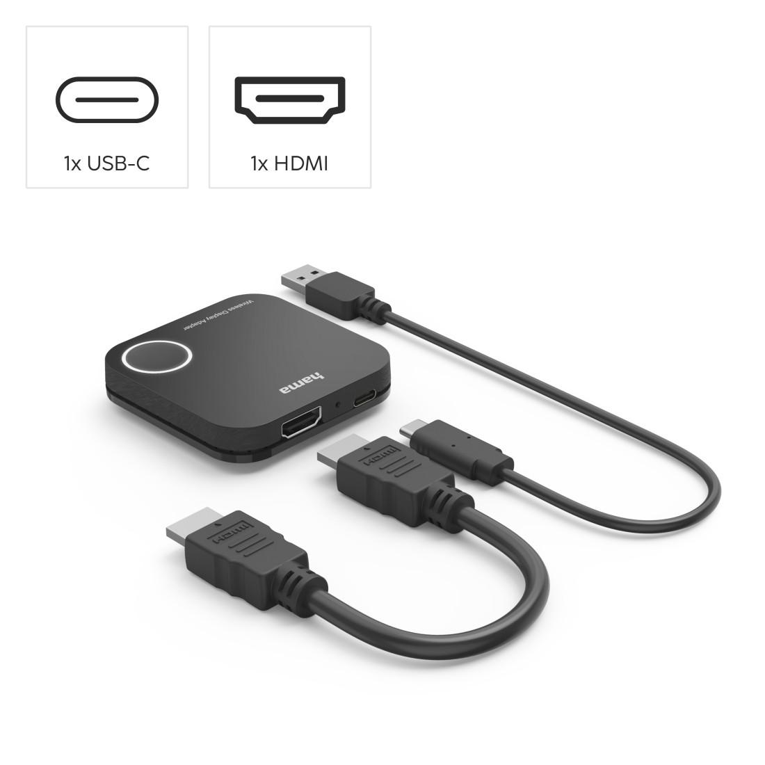 HAMA Безжичен HDMI адаптер за дисплей, Full HD 1080p, вкл. кабел thumbnail 6