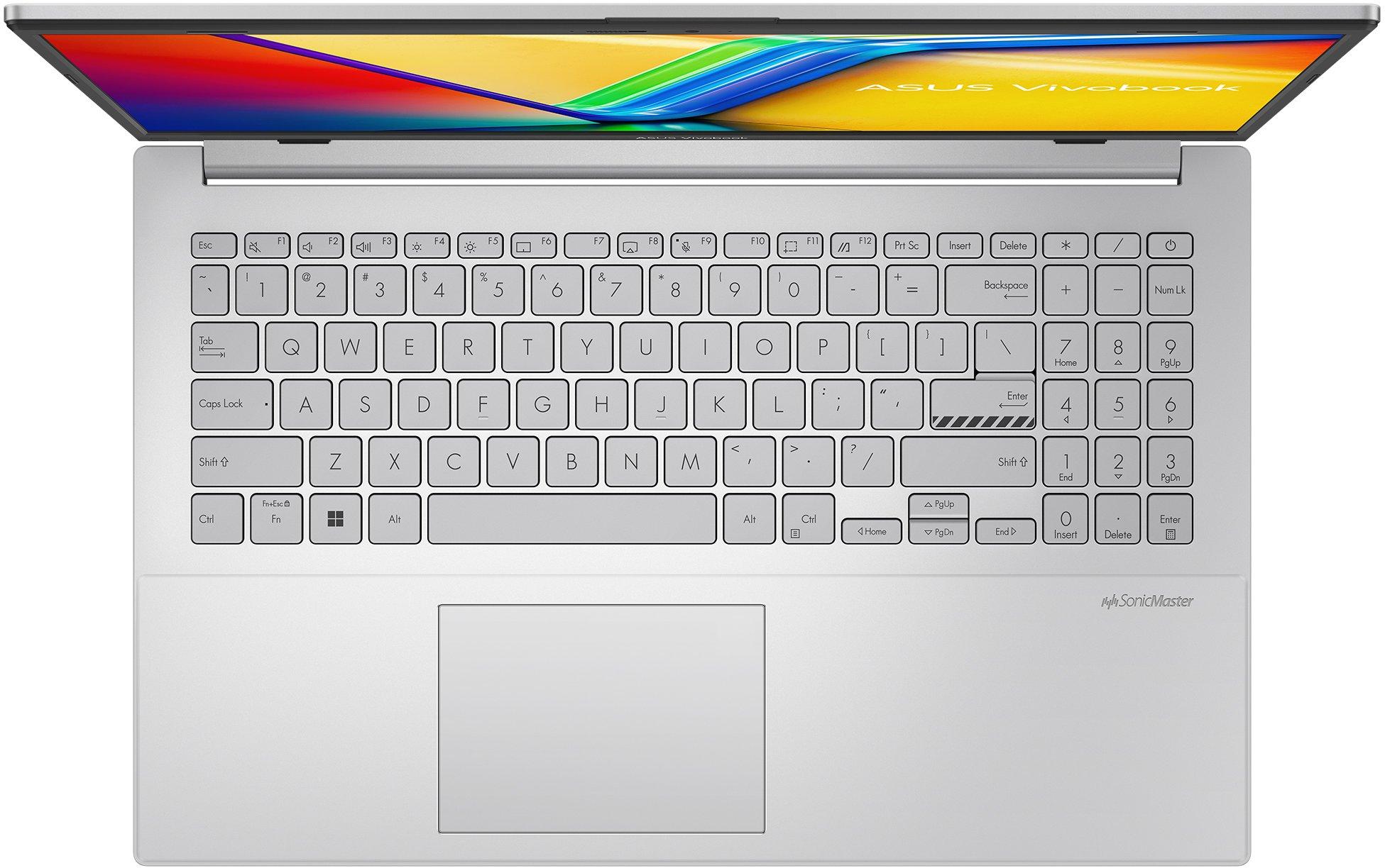Лаптоп ASUS Vivobook Go 15 E1504FA-BQ2871NA - 15.6" IPS Full HD, AMD Ryzen 5 40, 16GB LPDDR5, 512GB SSD - Сребрист thumbnail 4