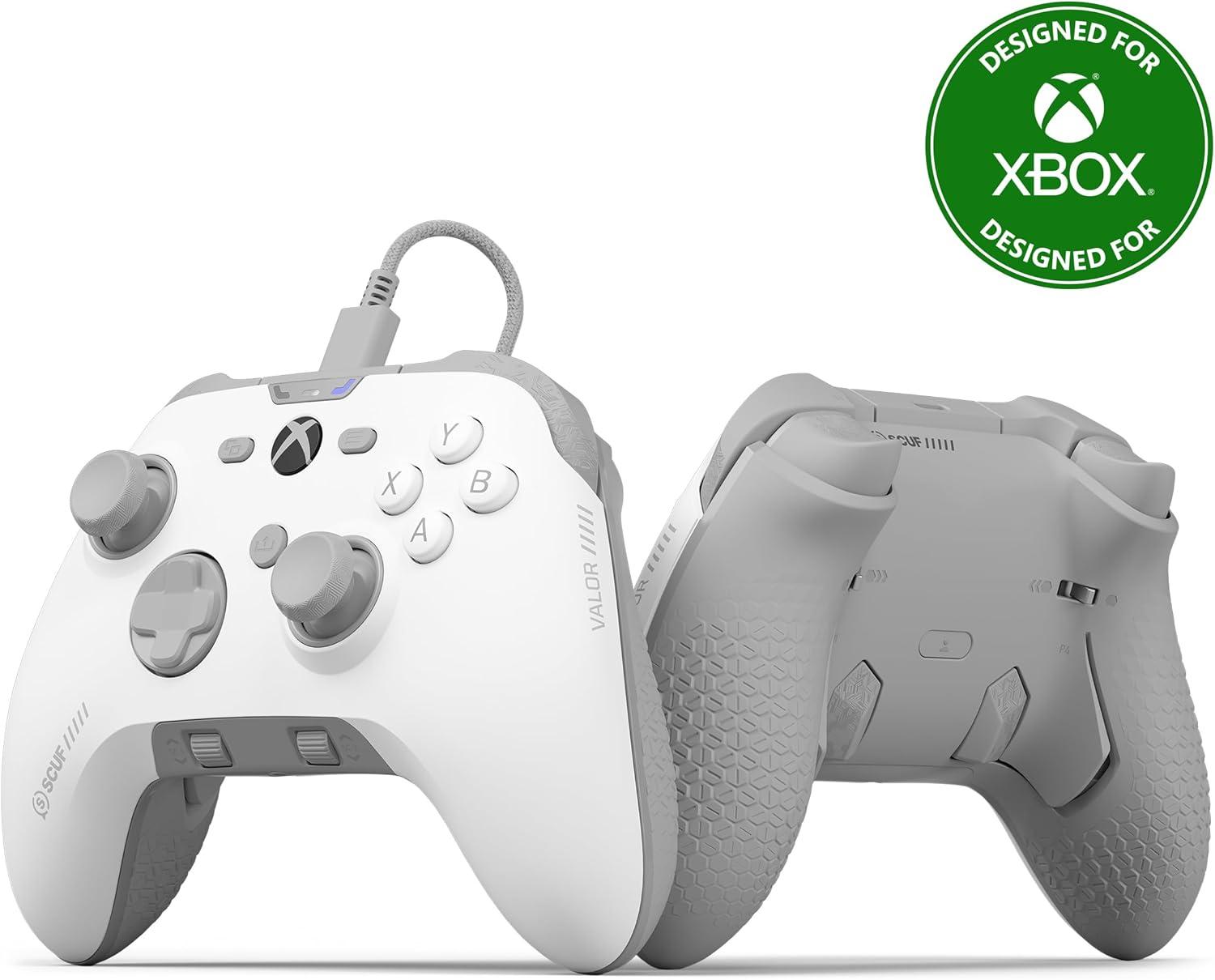 Жичен геймпад SCUF VALOR PRO Wired Performance Xbox Controller - Бял