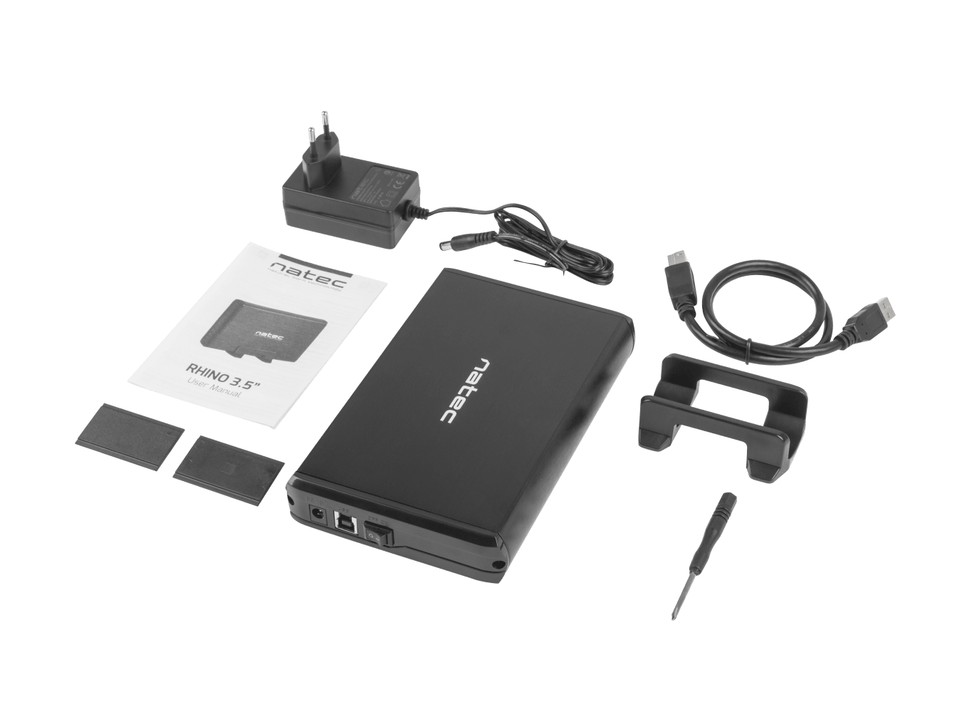 Чекмедже за твърд диск 3,5’’ Natec Rhino Go, USB 3.0 thumbnail 2