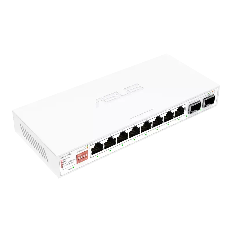 Суич ASUS QG-U1080 8-Port 8 x 2.5Gbps ports thumbnail 1