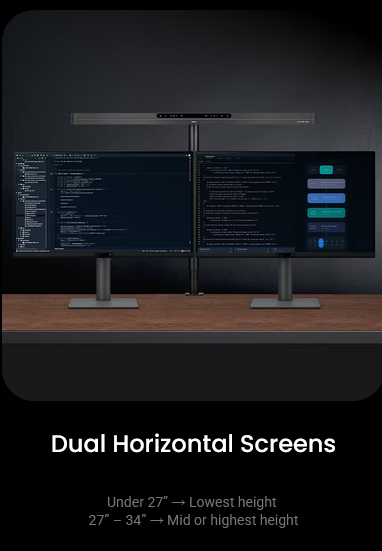 Лампа за четене за монитор BenQ Table ScreenBar Max silver thumbnail 5