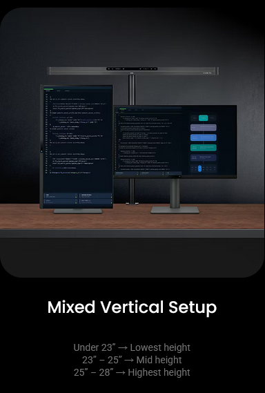 Лампа за четене за монитор BenQ Table ScreenBar Max silver thumbnail 6