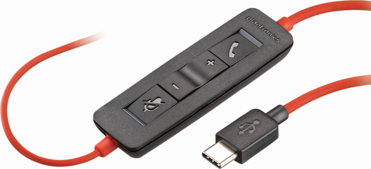 Слушалки с микрофон Poly Blackwire 3225 Stereo USB-C Headset+3.5mm Plug + USB-C/A Adapter thumbnail 2