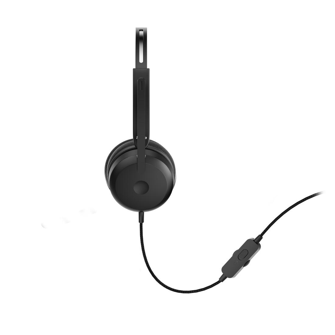 HAMA Слушалки с микрофон „CHS-200“, USB-C / 3.5mm жак, кабел 2 м thumbnail 1