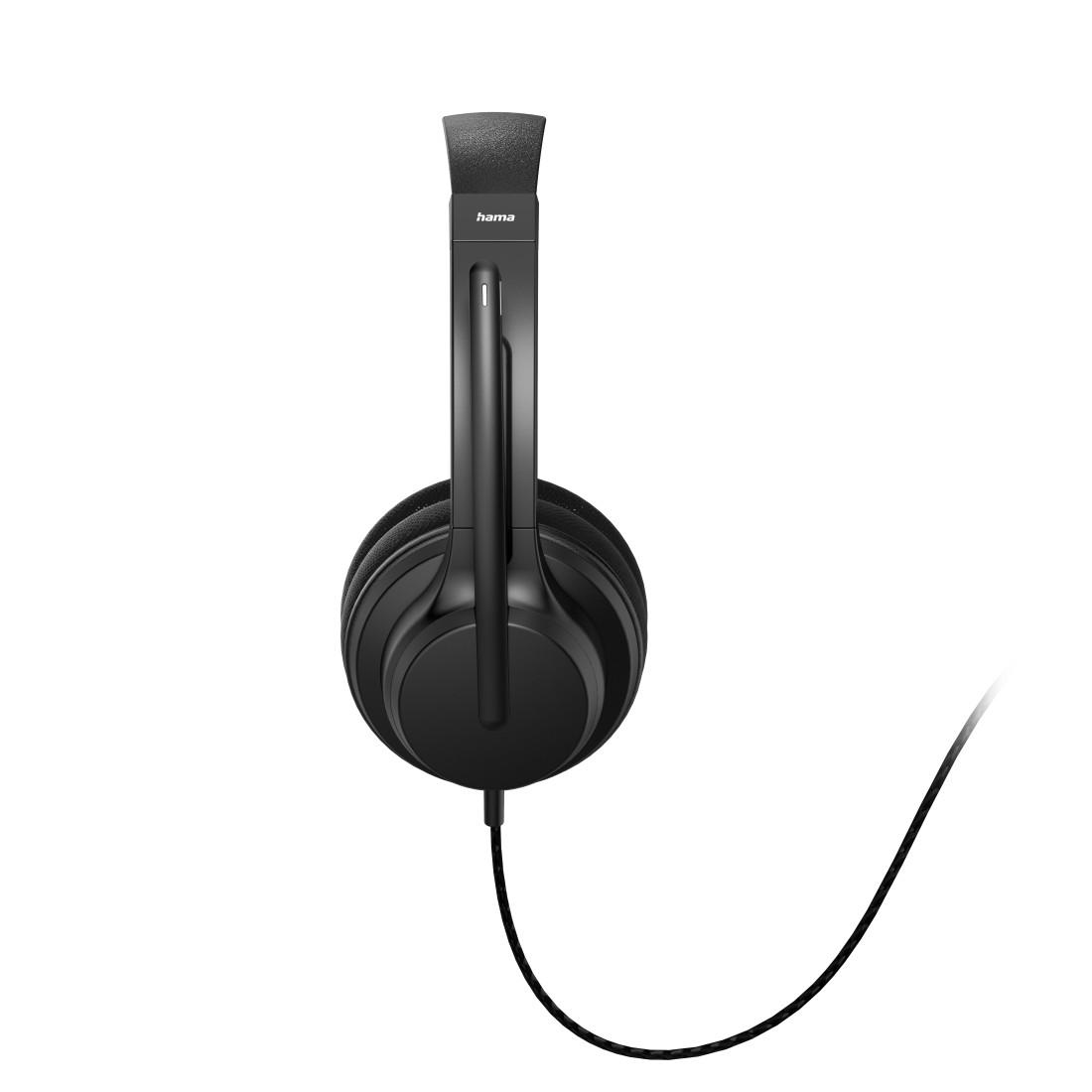 HAMA Слушалки с микрофон „CHS-300“, USB-C / 3.5mm жак, кабел 2 м thumbnail 2
