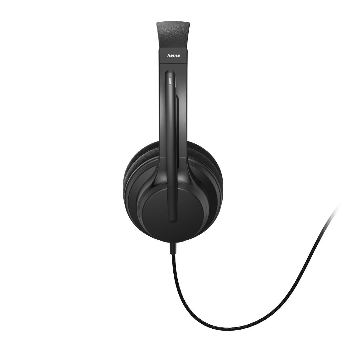 HAMA Слушалки с микрофон „CHS-300“, USB-C / 3.5mm жак, кабел 2 м thumbnail 6
