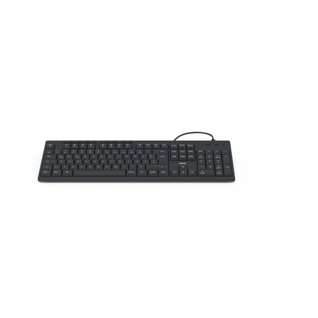 HAMA Жична клавиатура CK-200, кирилизирана, USB-A, USB-C, мулт.бутони thumbnail 1