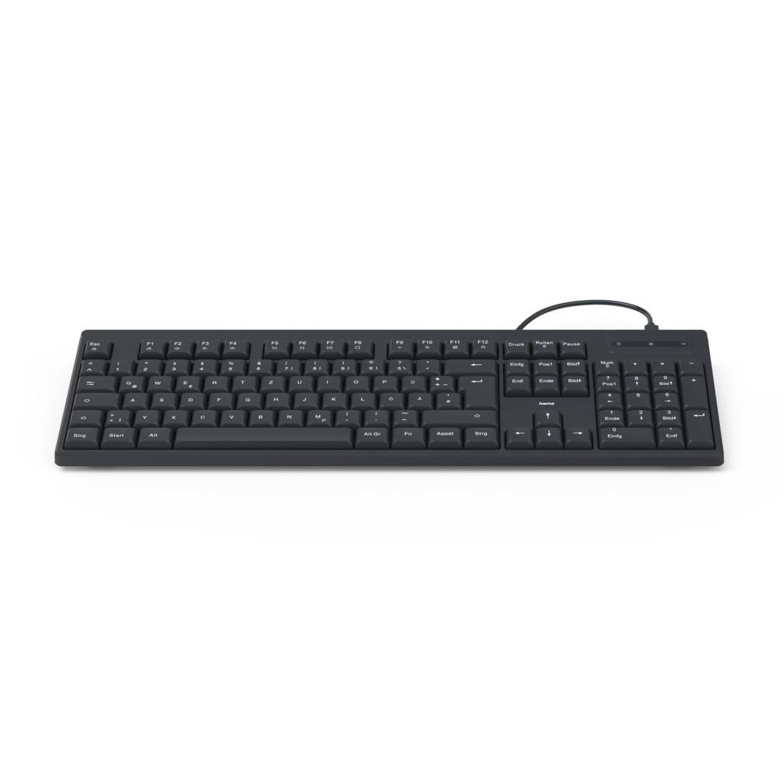 HAMA Жична клавиатура CK-100, кирилизирана, USB-C, USB-A thumbnail 5