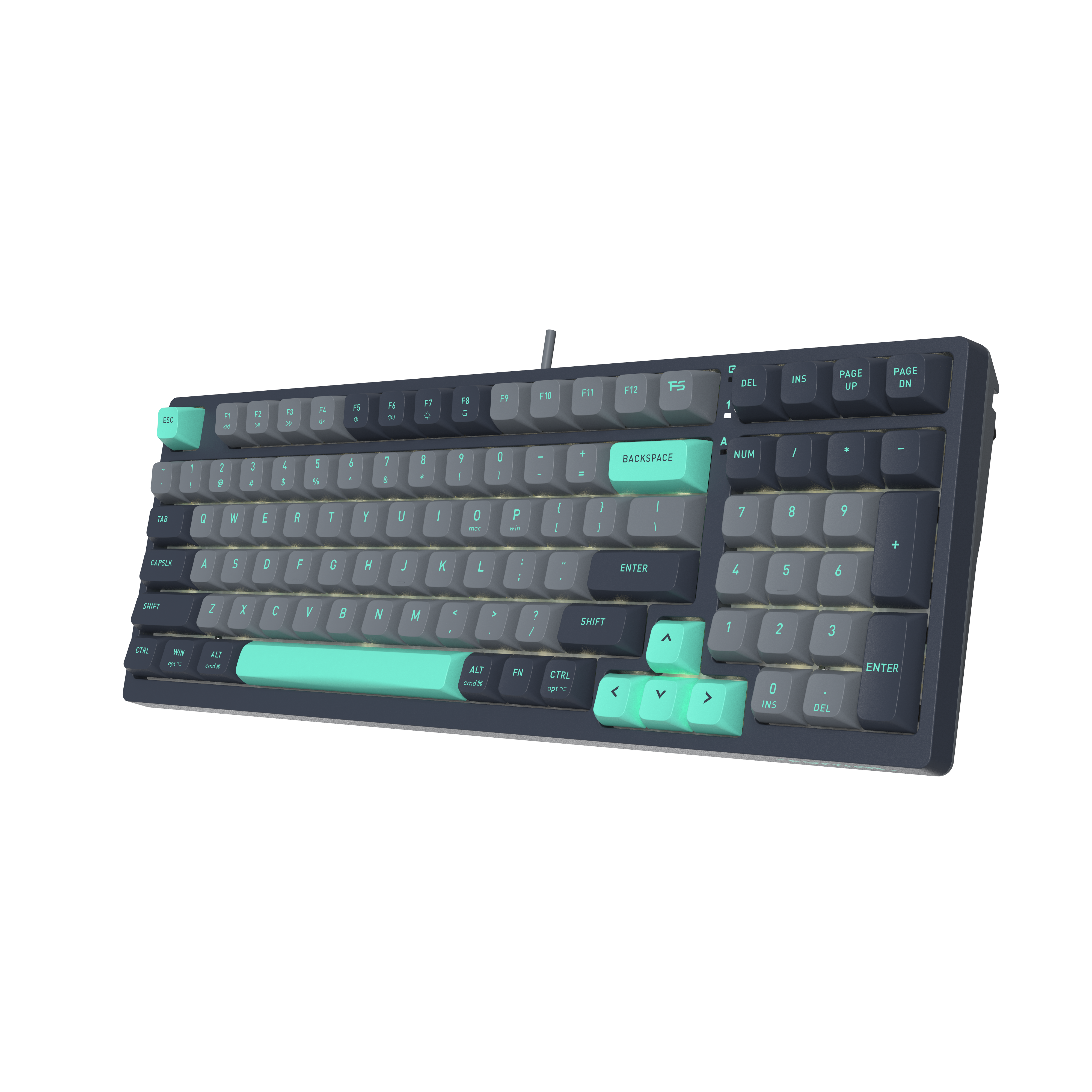 A4tech Fstyler FGS300 Panda Rock Механична TKL кирилизирана thumbnail 1