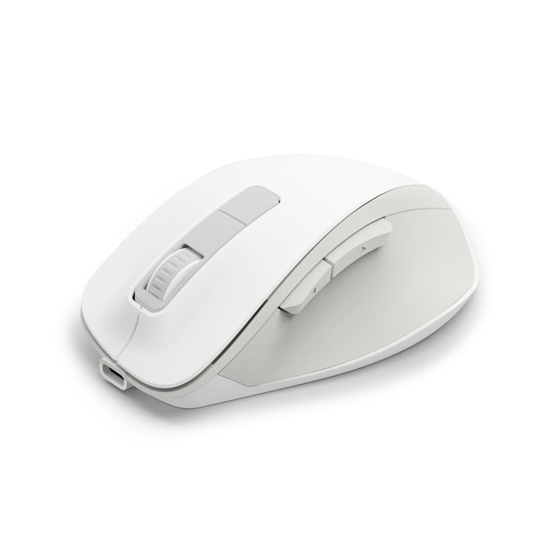 HAMA Безжична оптична мишка WM-500 Recharge, бяла, 6 бут.,800/1200/1600 dpi, безшумна thumbnail 1
