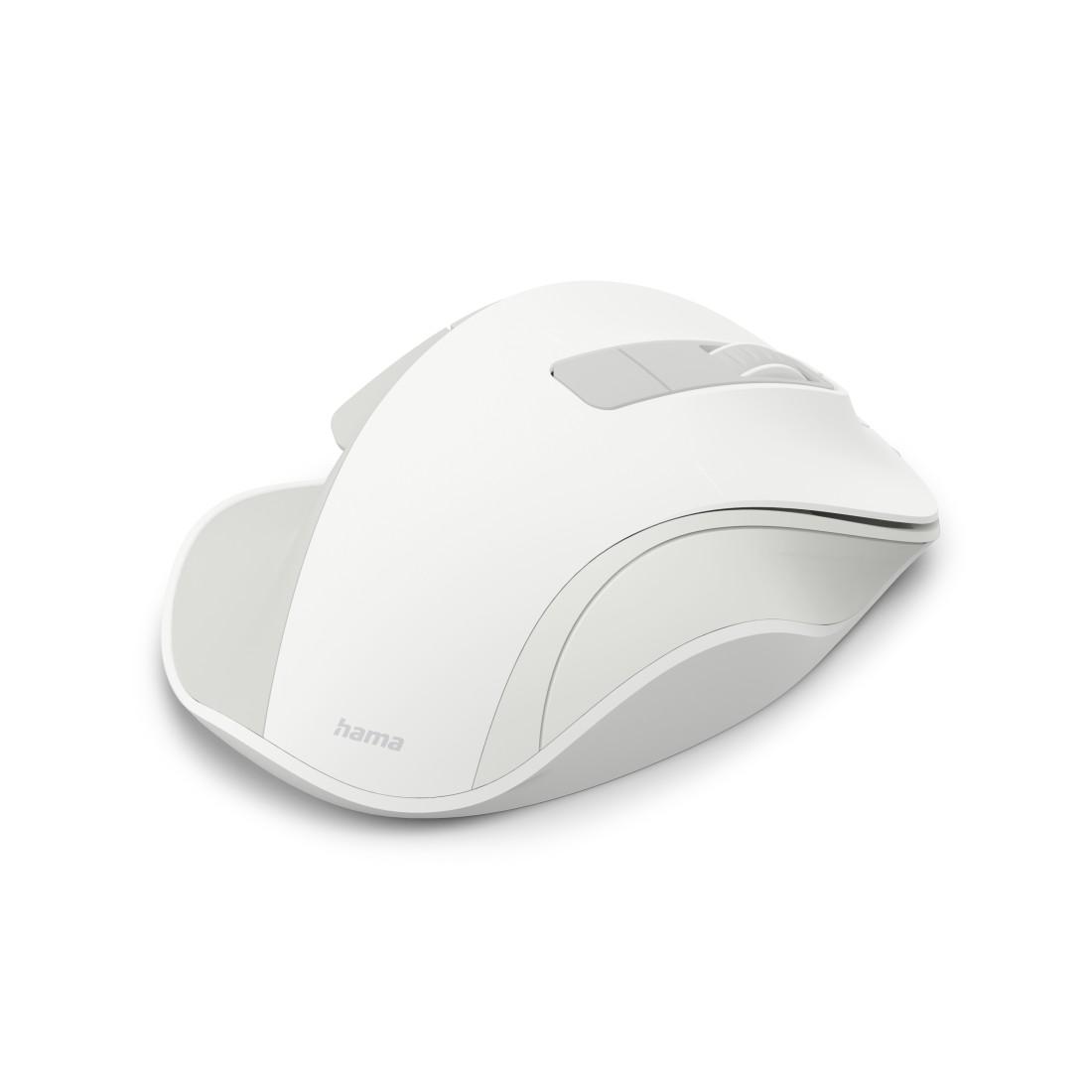 HAMA Безжична оптична мишка WM-500 Recharge, бяла, 6 бут.,800/1200/1600 dpi, безшумна thumbnail 3