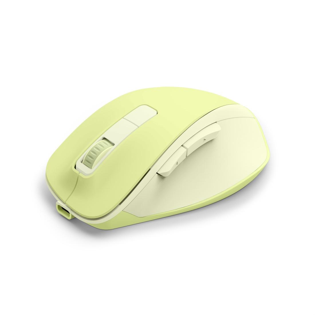 HAMA Безжична оптична мишка WM-500 Recharge, зелена, 6 бут.,800/1200/1600 dpi, безшумна thumbnail 1