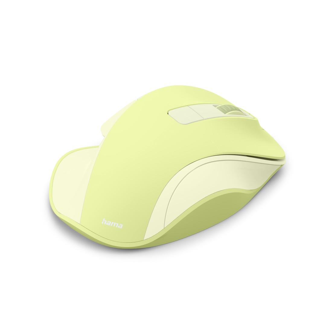 HAMA Безжична оптична мишка WM-500 Recharge, зелена, 6 бут.,800/1200/1600 dpi, безшумна thumbnail 3