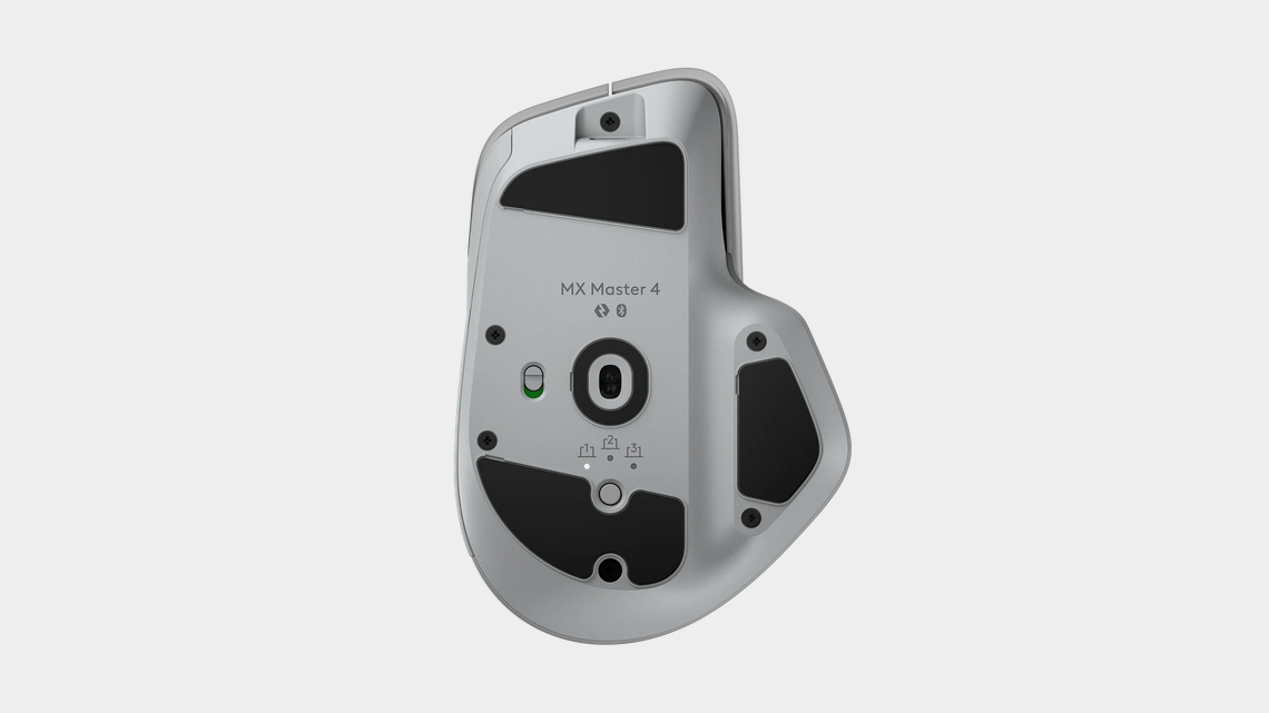 Безжична лазерна мишка LOGITECH MX MASTER 4 Pale Gray thumbnail 6