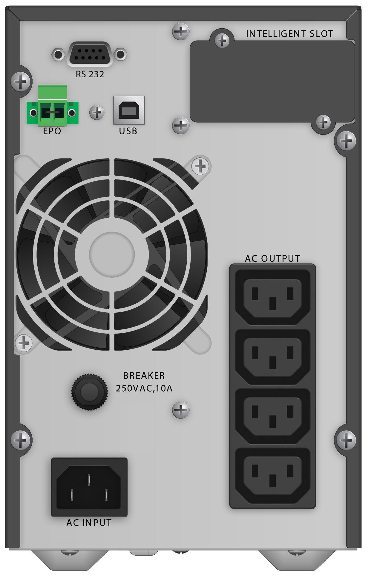 UPS POWERWALKER VFI 1000 TG 1000VA, On-Line thumbnail 2