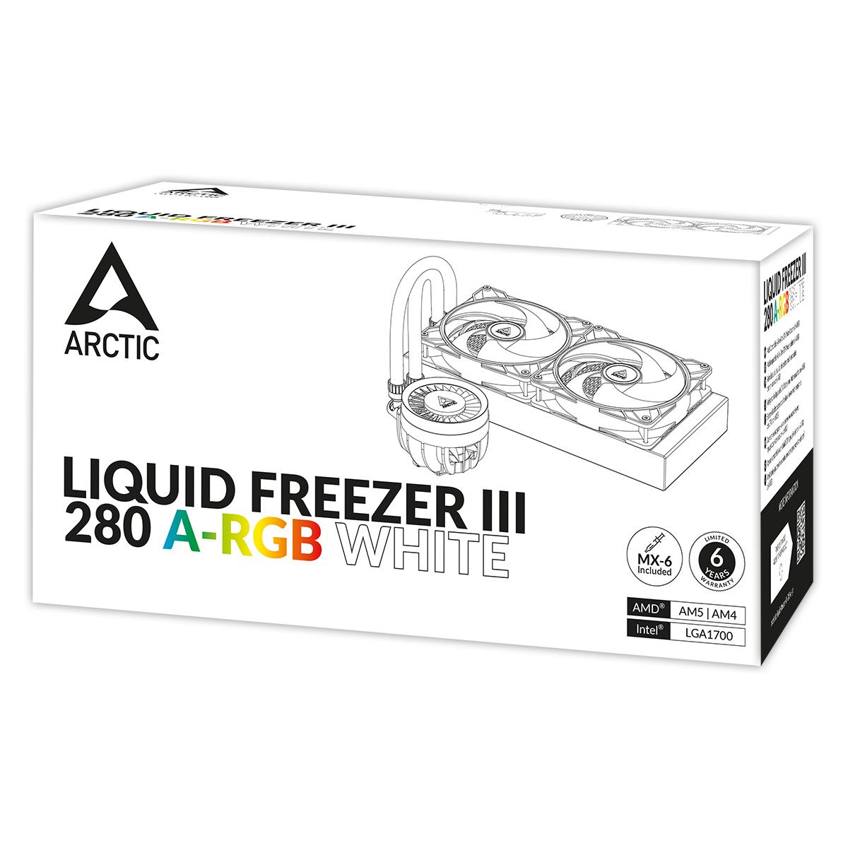 Охладител за процесор Arctic Liquid Freezer III 280 White A-RGB thumbnail 5