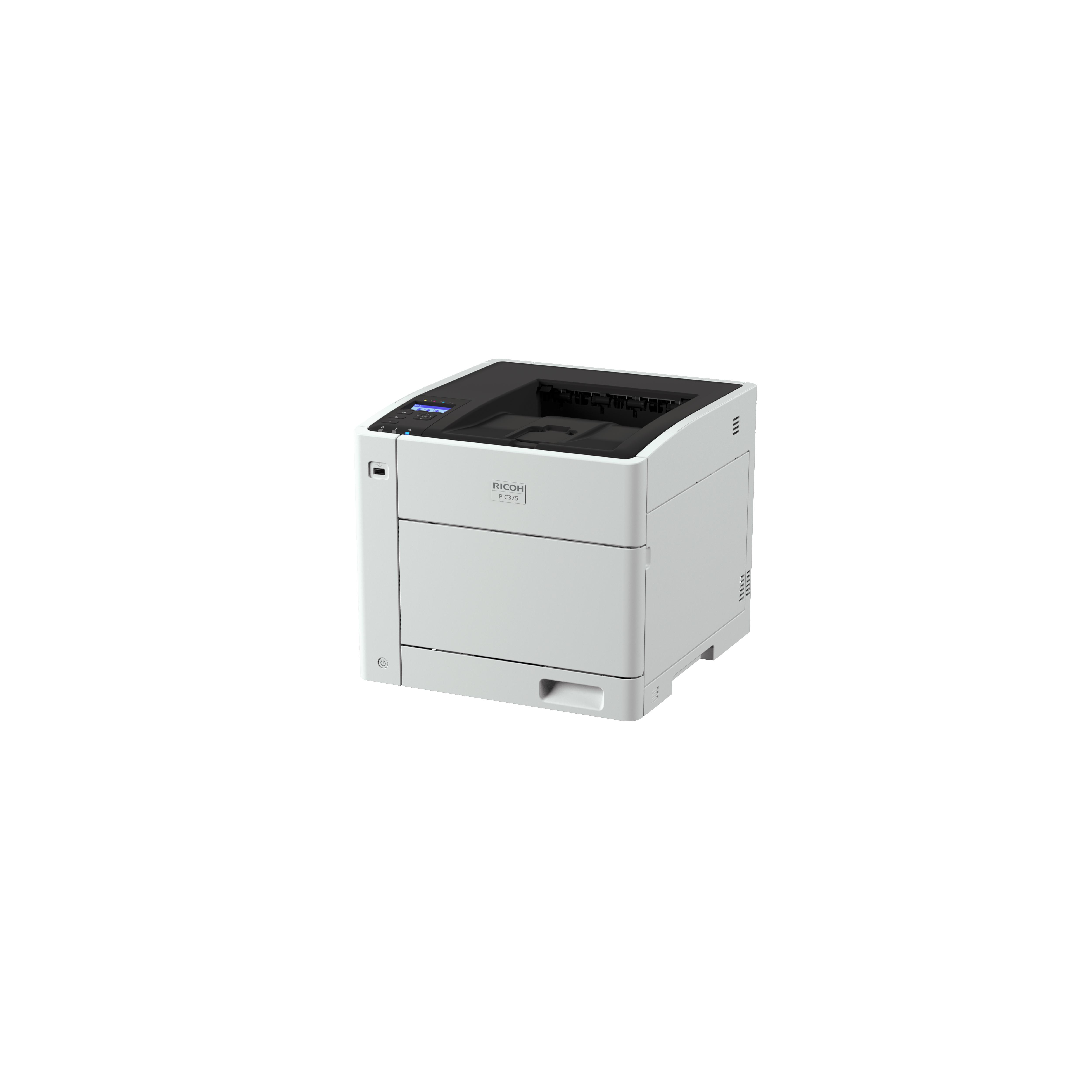 Лазерен цветен принтер RICOH P C375, Цветен, A4, USB 2.0, LAN, WiFi, 32 ppm