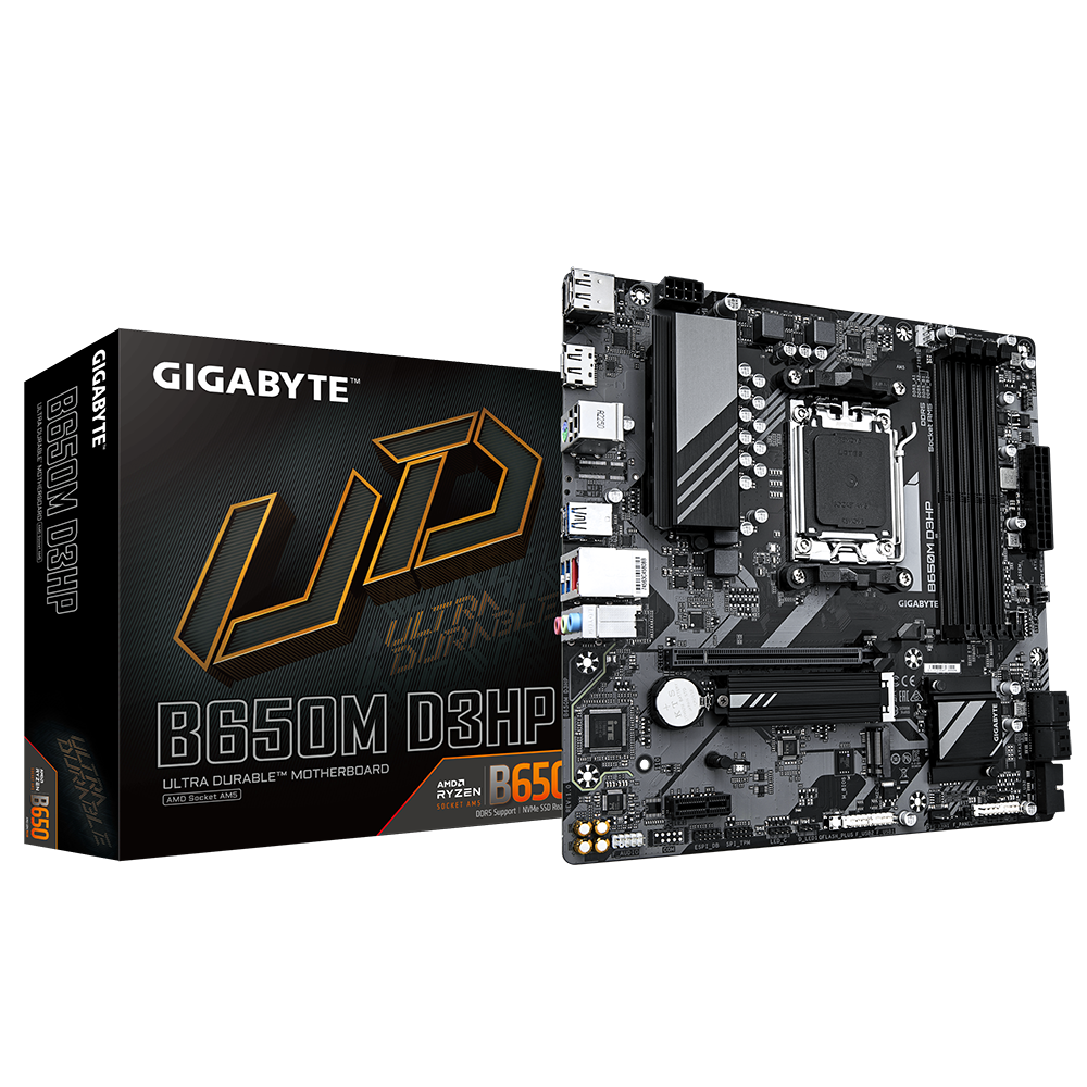 Дънна платка GIGABYTE B650M D3HP socket AM5 thumbnail 3