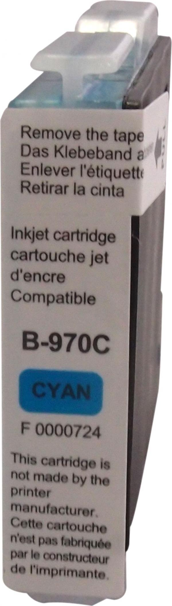 Мастилница UPRINT LC970.LC1000 BROTHER, Cyan thumbnail 1