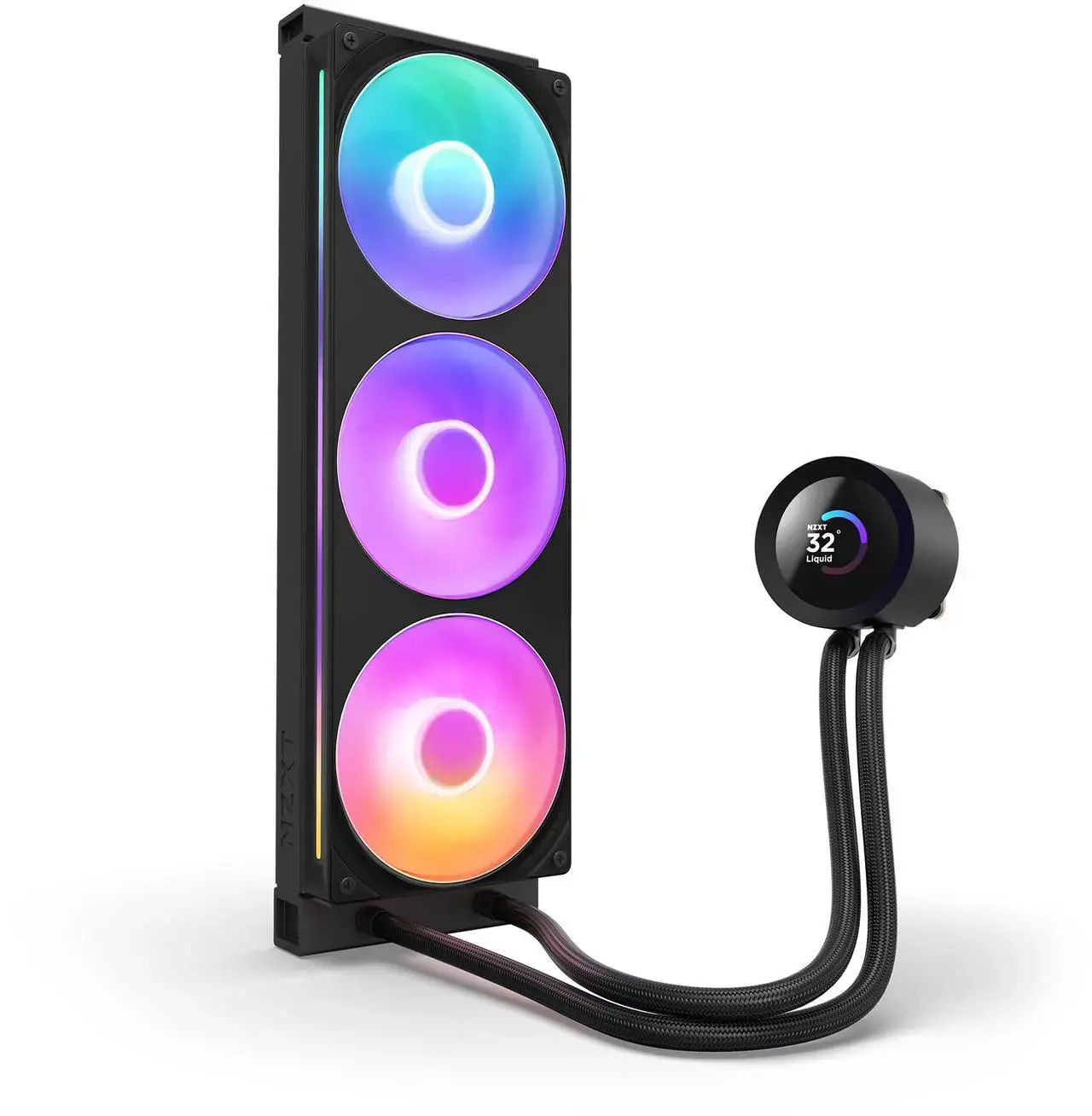 Охладител за процесор NZXT Kraken Plus 360 RGB LCD Display - Black thumbnail 2