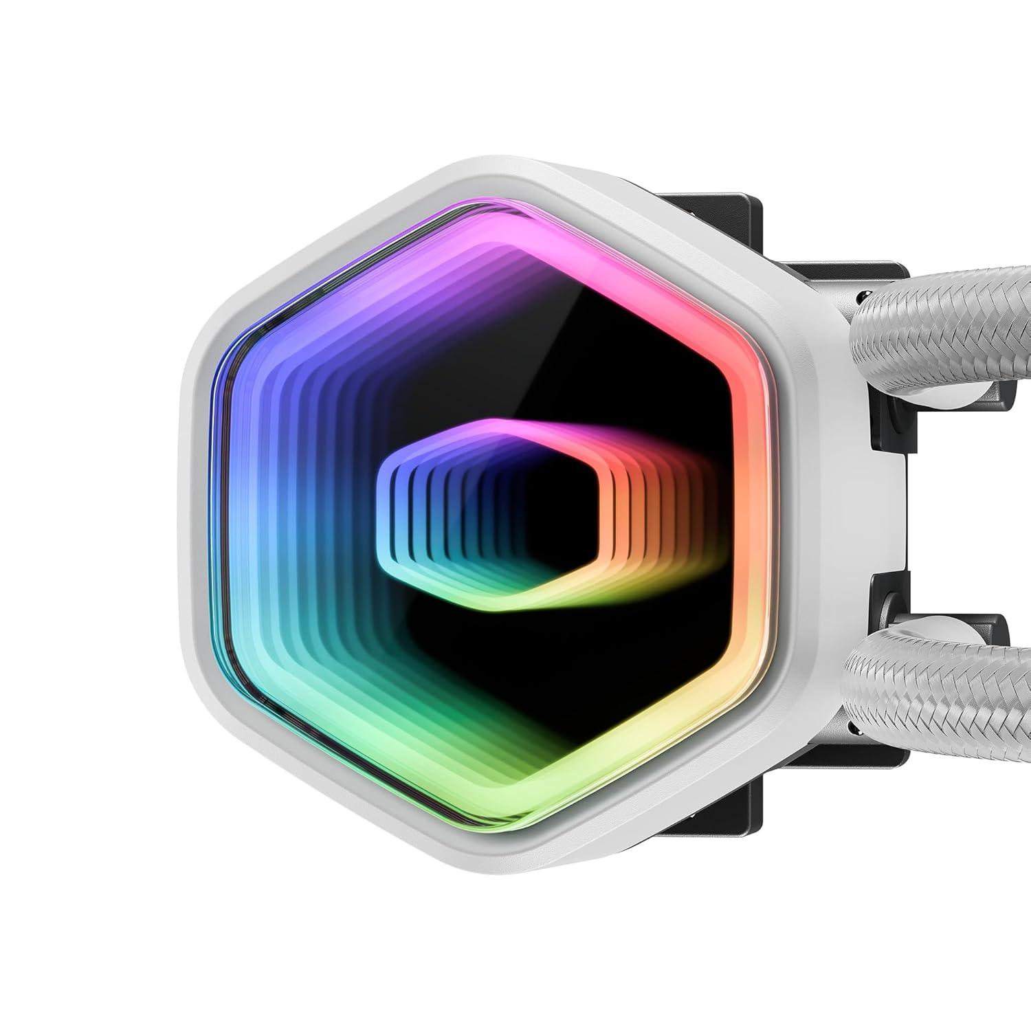 Охладител за процесор Cooler Master Master Liquid 240 Core II ARGB White Edition thumbnail 2