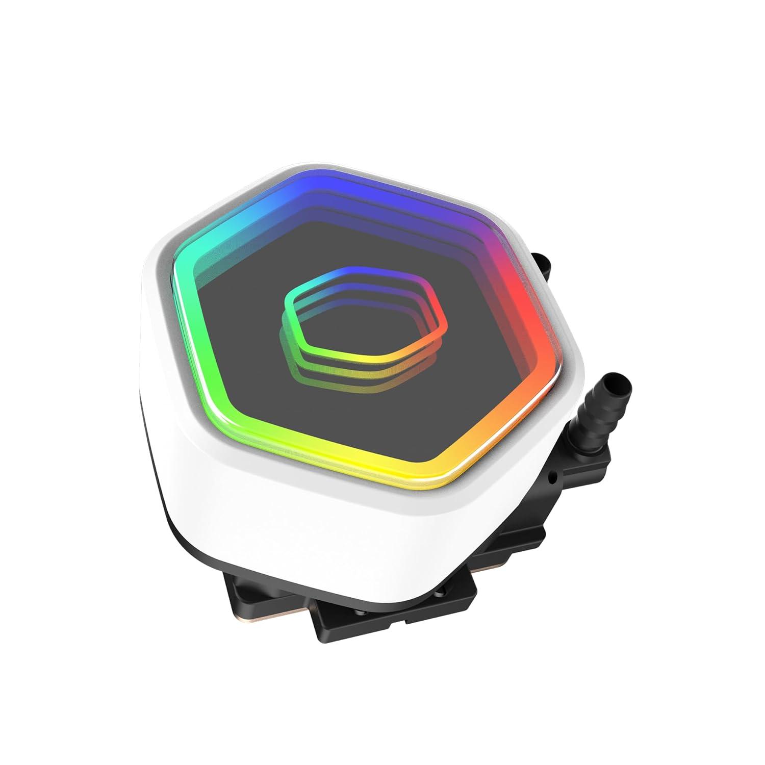 Охладител за процесор Cooler Master Master Liquid 240 Core II ARGB White Edition thumbnail 3