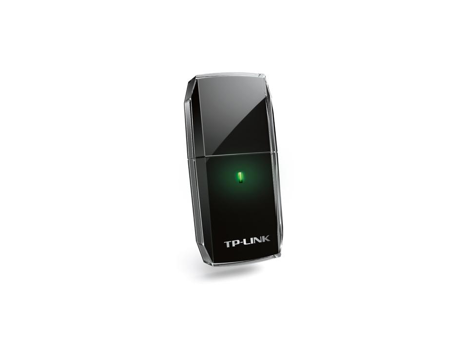 Безжичен адаптер TP-LINK Archer T2U, AC600, Dual band, USB, вградена антена thumbnail 1