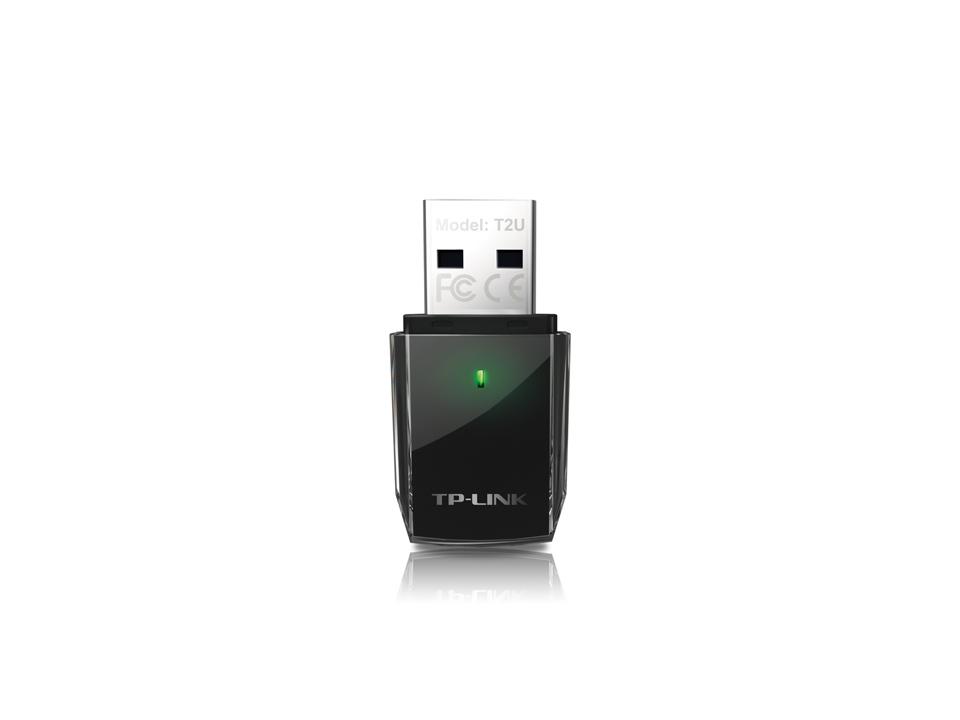 Безжичен адаптер TP-LINK Archer T2U, AC600, Dual band, USB, вградена антена thumbnail 4