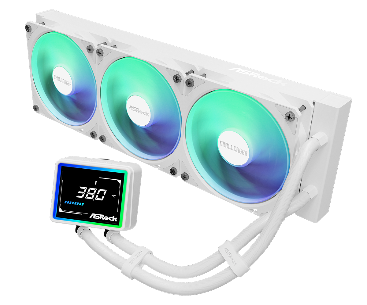 Охладител за процесор ASRock Challenger White 360 Digital thumbnail 1