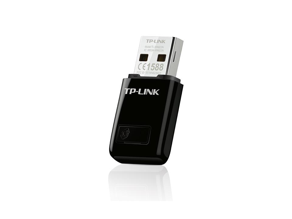 Безжичен адаптер TP-LINK TL-WN823N, 300 Mbps, USB, Вградена антена thumbnail 4