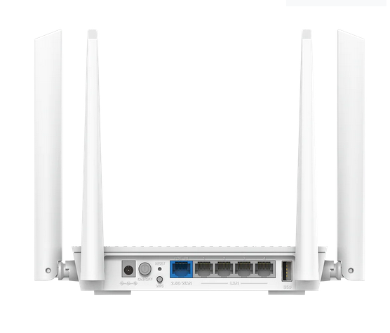 Безжичен рутер Cudy WR3000P 2.5G,AX3000, Mesh Poe Рутер, 4 x 10/100/1000Mbps Ports, 4 x 5dBi fixed антена thumbnail 1