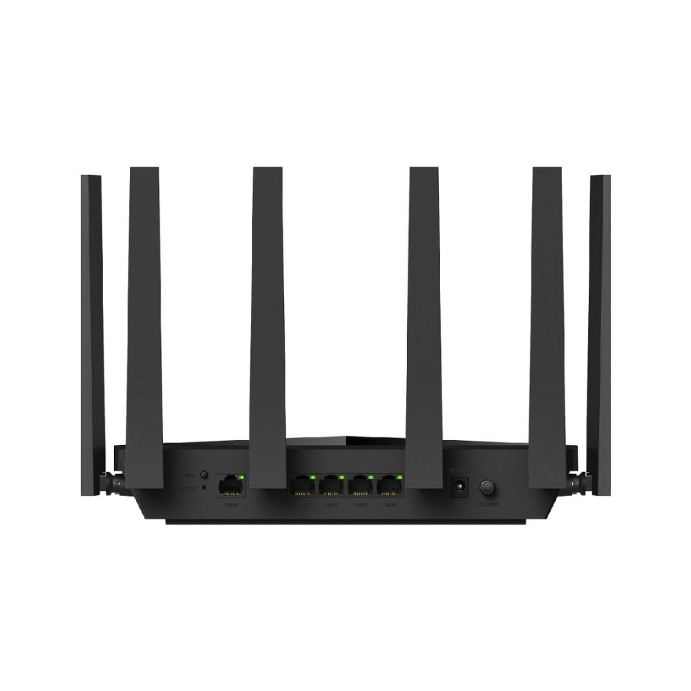 Безжичен рутер Cudy BE6500 2.5Ghz  Gigabit Dual Band Wi-Fi 7, 1x1Gbps WAN порт,4x10/100/1000, 6x5dBi антени, черен thumbnail 1