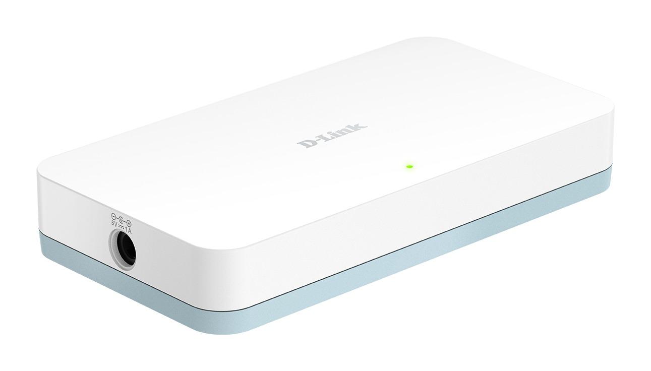 Суич D-Link DGS-1008D/E, 8 портов, 10/100/1000, Gigabit, Desktop  thumbnail 3