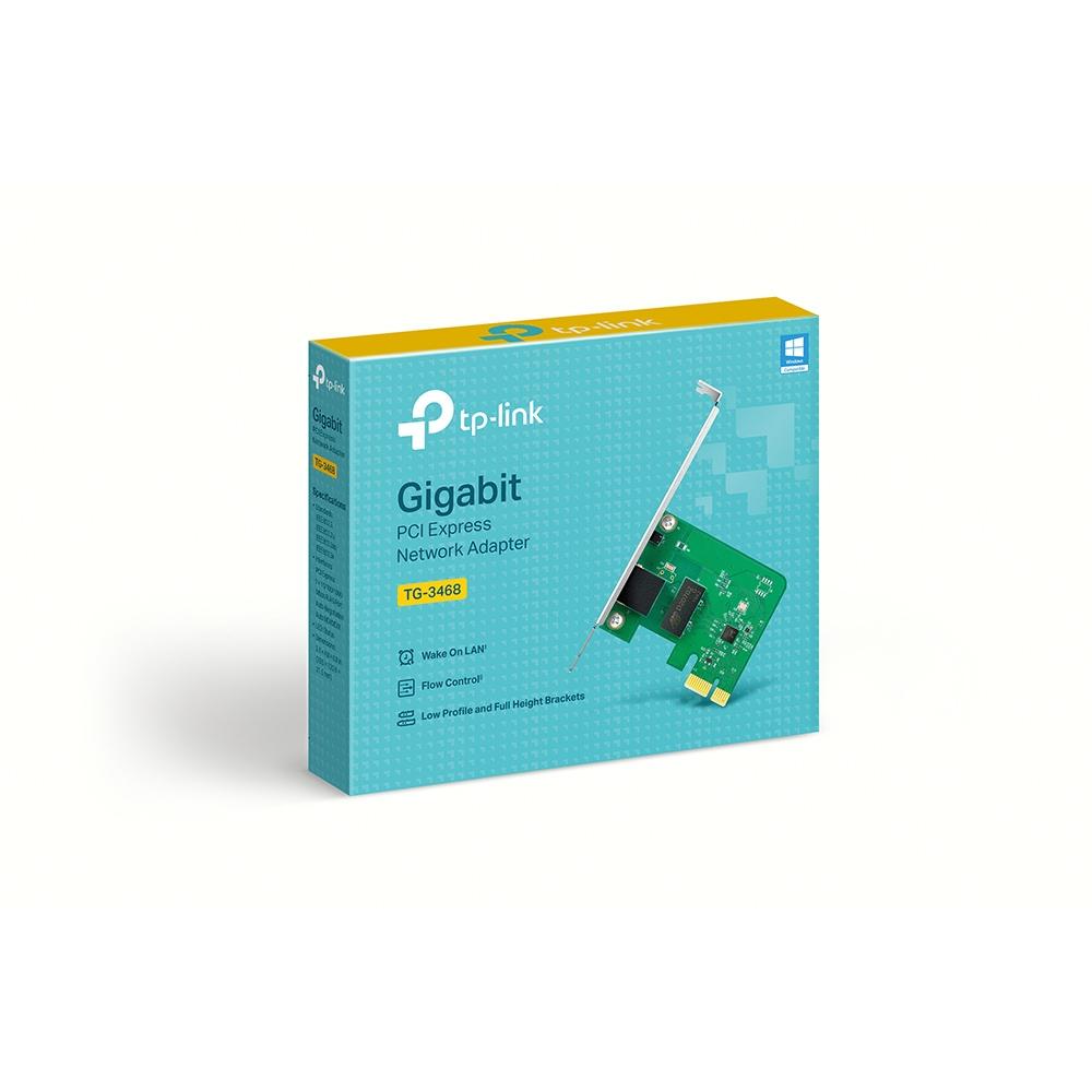 Мрежова карта TP-LINK TG-3468, PCI-ex, V4, low thumbnail 2