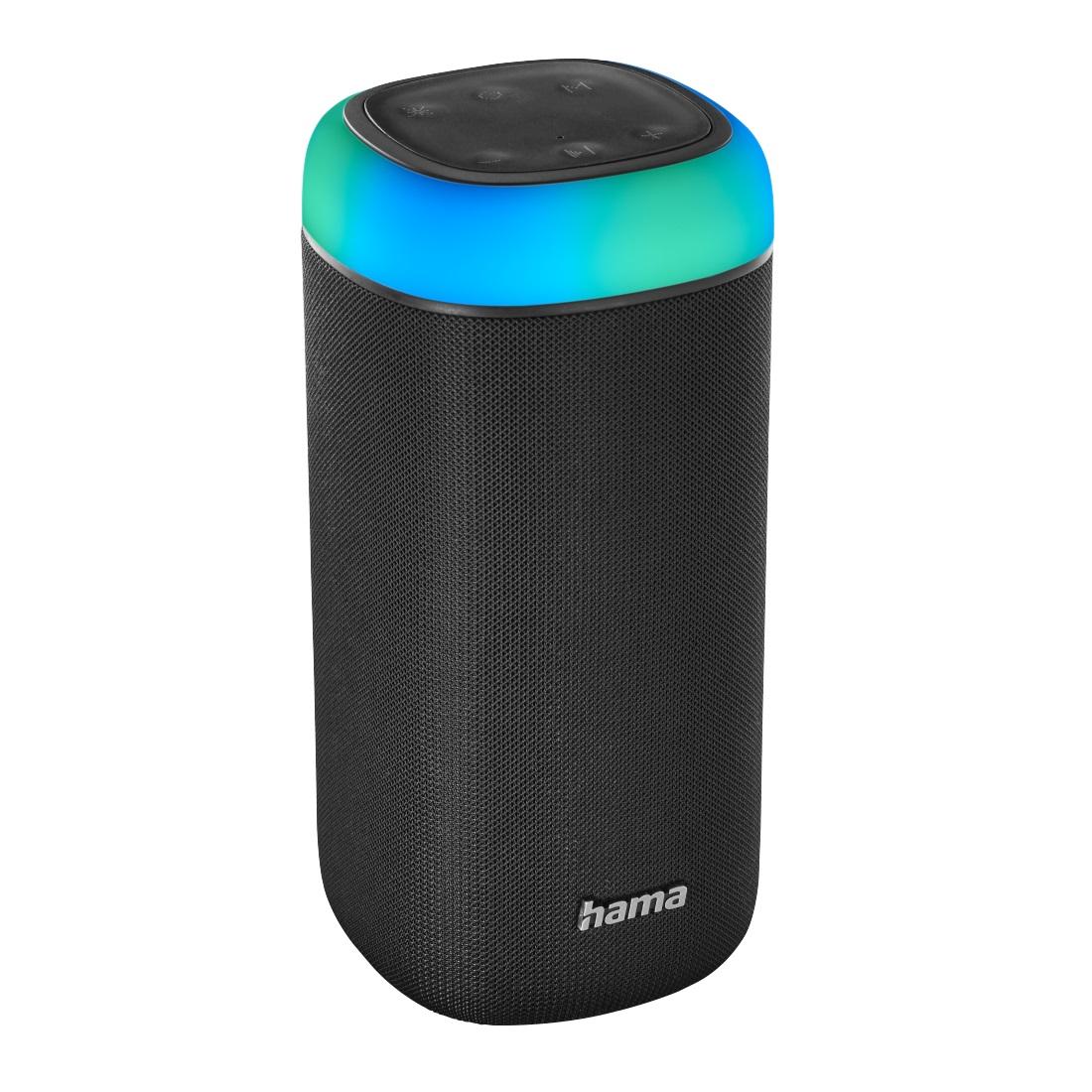 Блутут колонка HAMA Shine 2.0, 30W, LED, Защита от вода, Черна, 188228 thumbnail 1